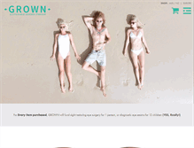 Tablet Screenshot of growndesigns.com